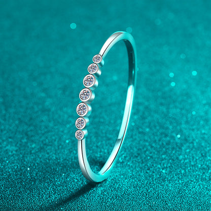 Instagram Botanical Bangle 2.5ct Moissanite 46x56mm Camellia Cactus Red Bean 925 Silver Rhodium