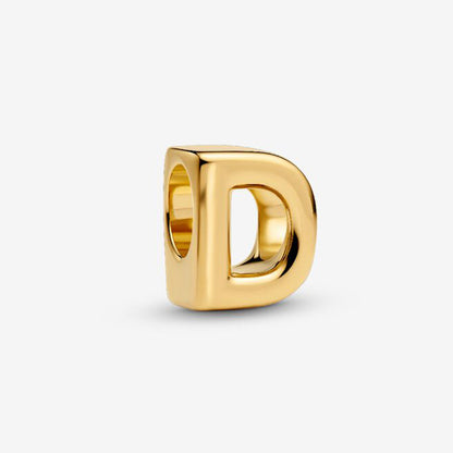 14K Gold Plated Letter D Charm