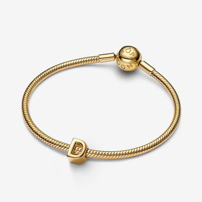 14K Gold Plated Letter D Charm