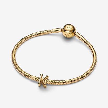 Initial K Jewelry Charm 14K Gold