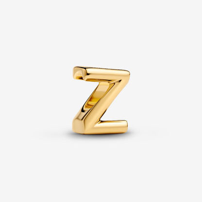 14K Gold Plated Letter Z Charm