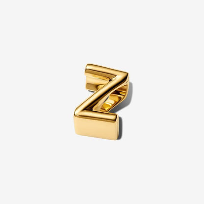 14K Gold Plated Letter Z Charm