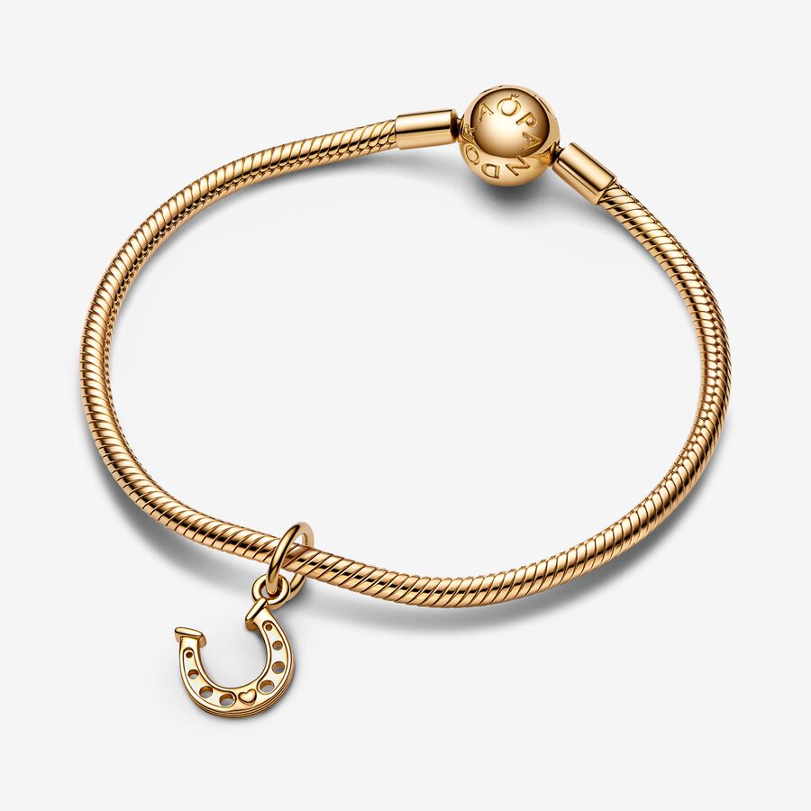 Lucky Horseshoe Dangle Charm