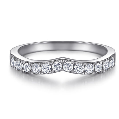 Marquise & Baguette 925 Silver Ring Set - Luxury Wedding Band Collection
