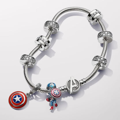 Marvel The Avengers Captain America Charm