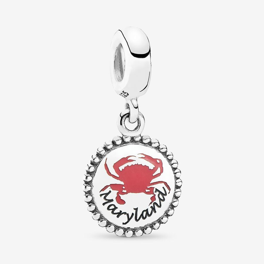 Maryland Crab Dangle Charm