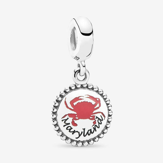 Maryland Crab Dangle Charm