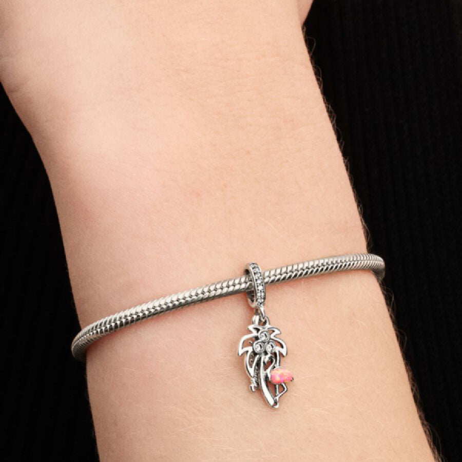 Palm Tree Flamingo Miami Charm