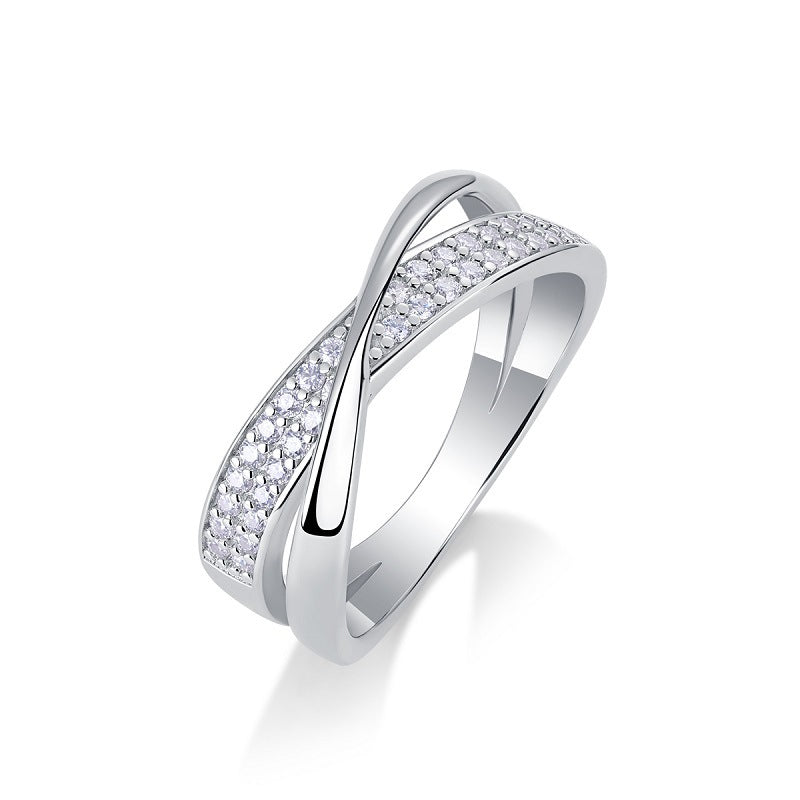 Minimalist Circle Diamond Ring for Women