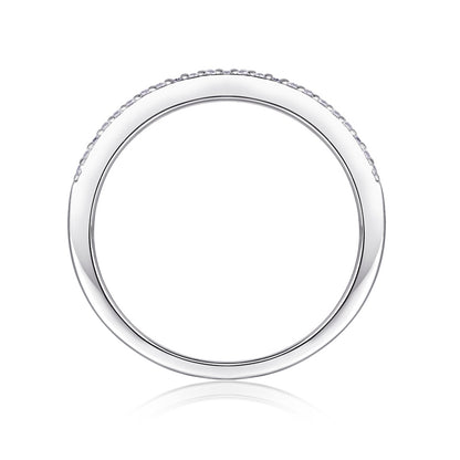Minimalist Moissanite Ring in 925 Silver