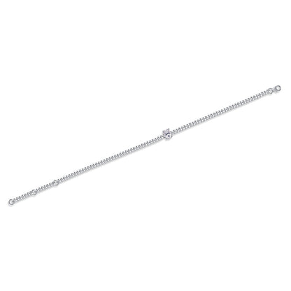 Modern Unisex Sterling Silver Bracelet for Commuting and Work