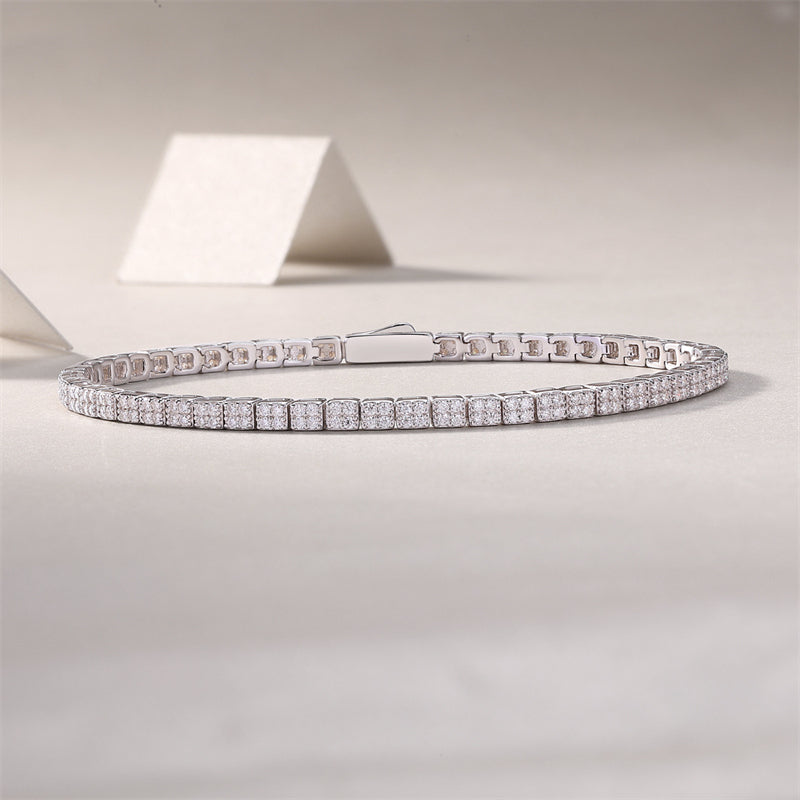 Modern Women's Sterling Silver Bracelet for Commuting and Work
