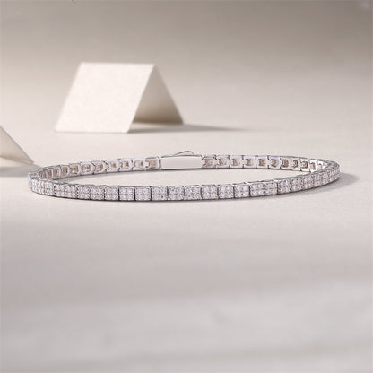 Modern Women's Sterling Silver Bracelet for Commuting and Work