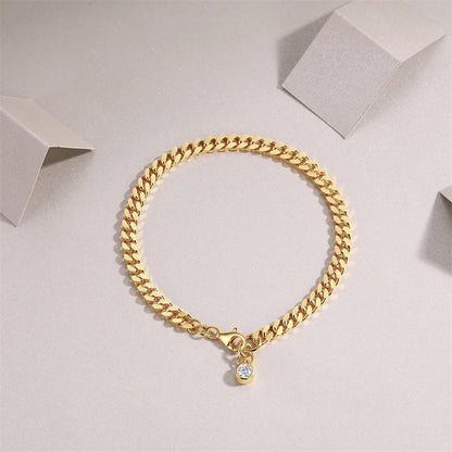Modern Women's Sterling Silver Bracelet for Commuting and Work