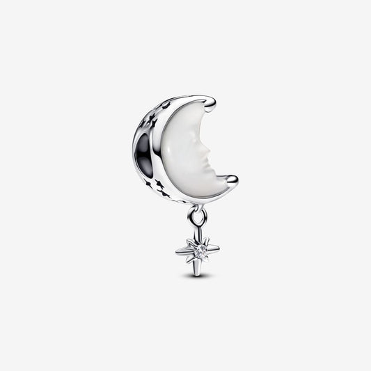 Celestial Moon and Star Charm