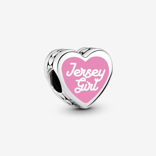 NJ Jersey Girl Heart Charm