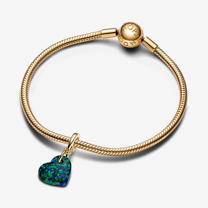 Jungle-Inspired Heart Charm