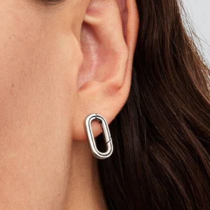Sterling Silver Openable Stud Earring