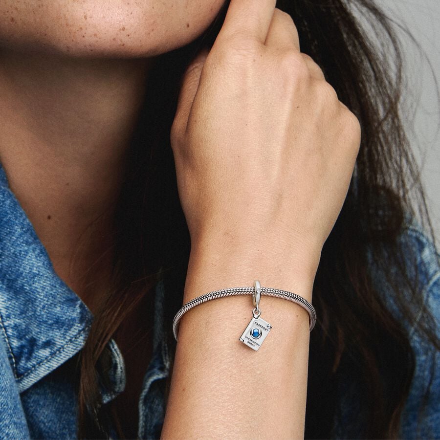 Openable Passport Dangle Charm