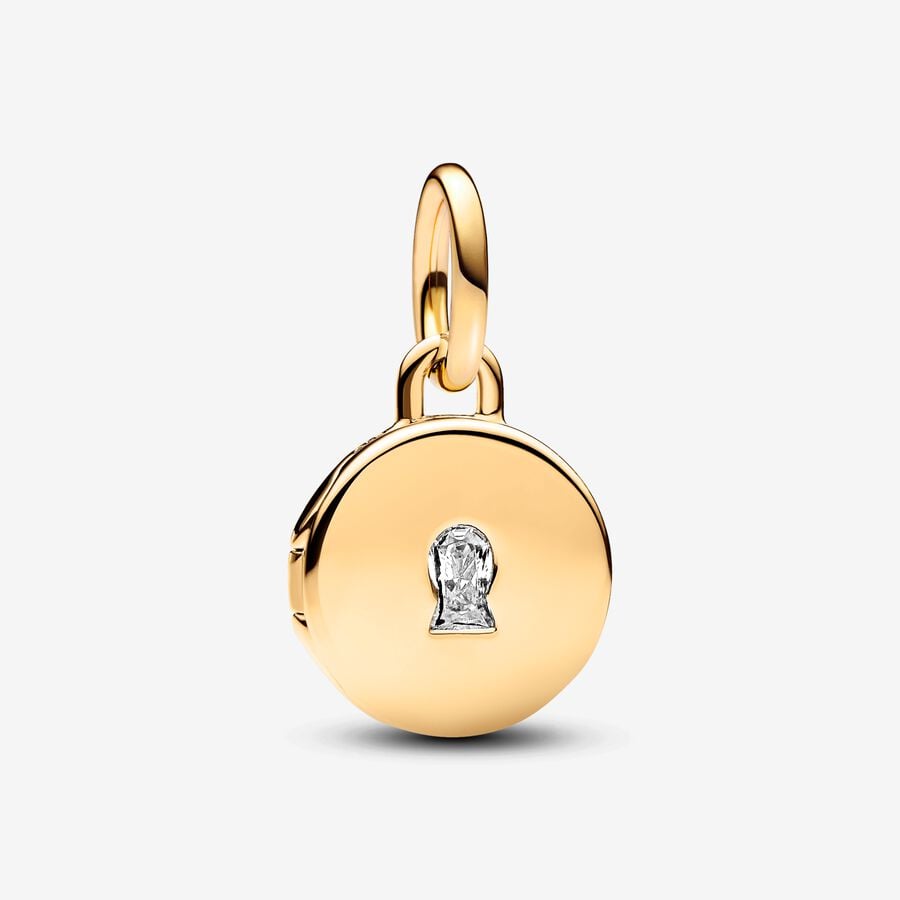 Openable & Engravable Love Locket Dangle Charm