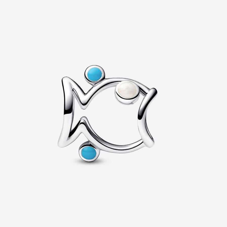 Delicate Openwork Fish Charm