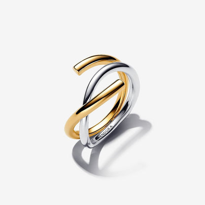 Two-tone Organic Double Ring