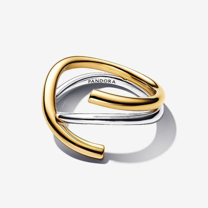 Two-tone Organic Double Ring