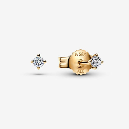 Round Brilliant Lab Diamond Earrings
