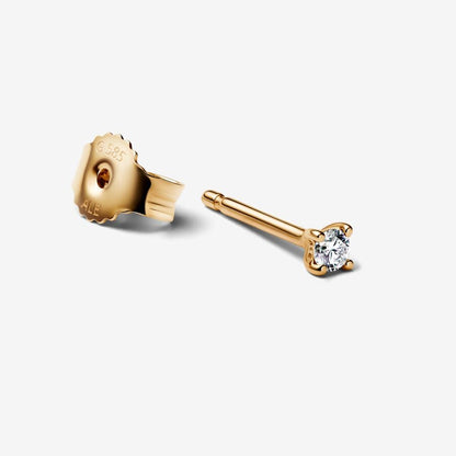 Round Brilliant Lab Diamond Earrings