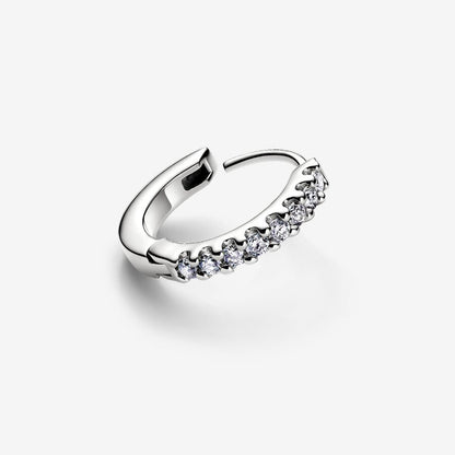 Round Brilliant Diamond Hoops