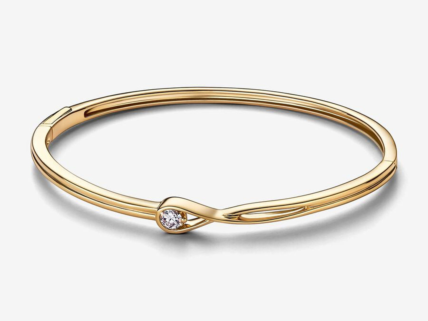 Lab-grown Diamond Bangle 0.25 carat tw 14k Gold