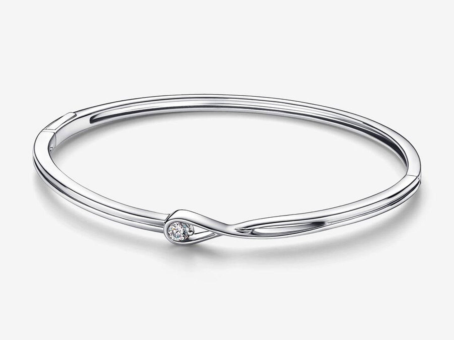 Lab-grown Diamond Bangle 0.25 carat tw 14k White Gold