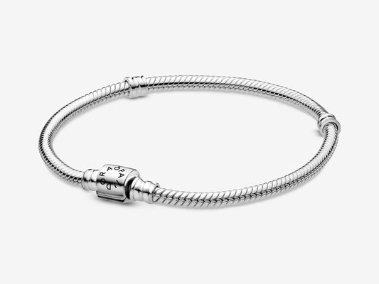 Barrel Clasp Snake Chain Bracelet