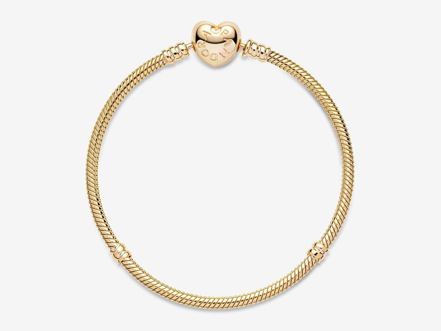 Heart Clasp Snake Chain Bracelet