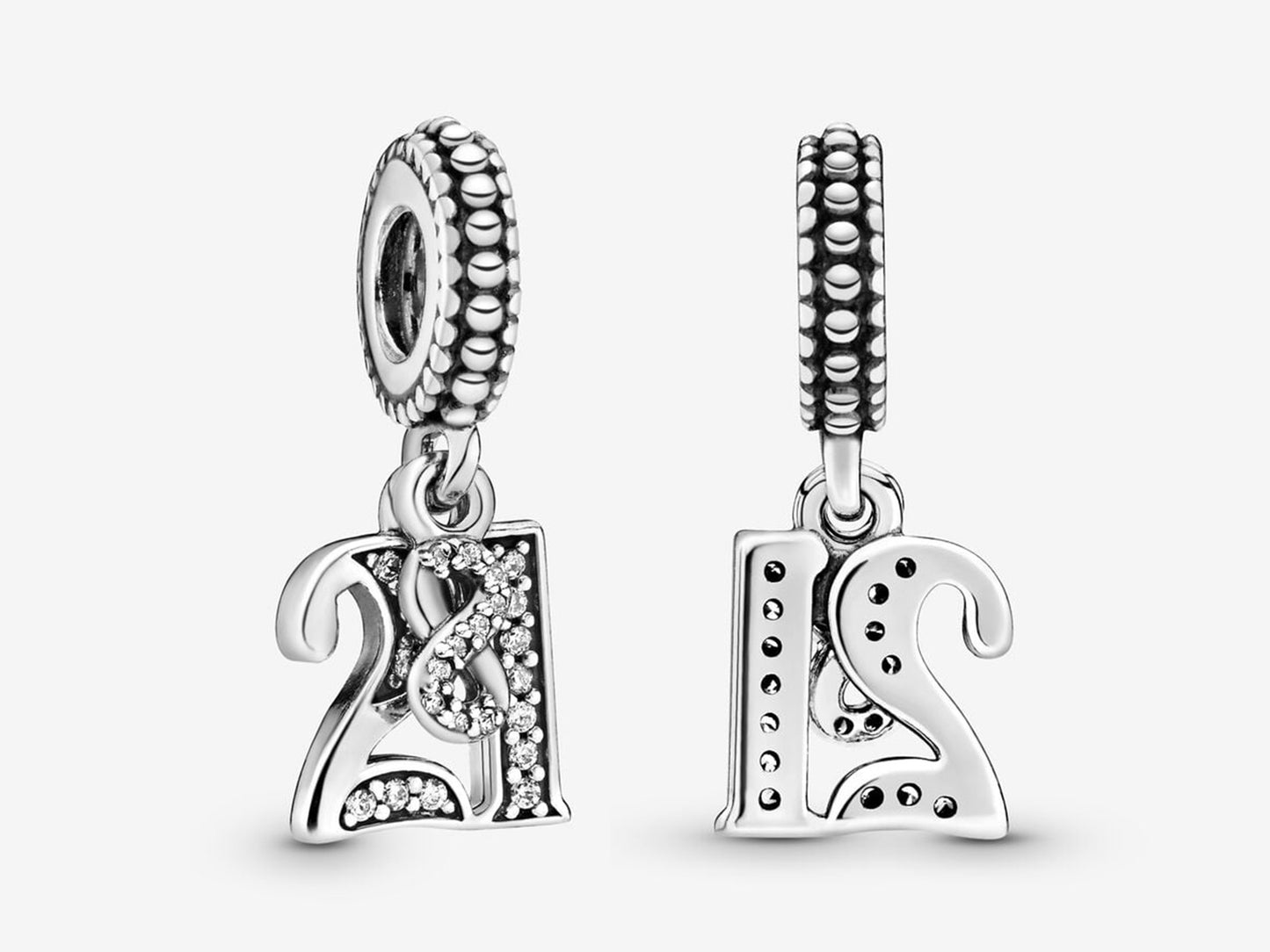 21st Celebration Dangle Charm