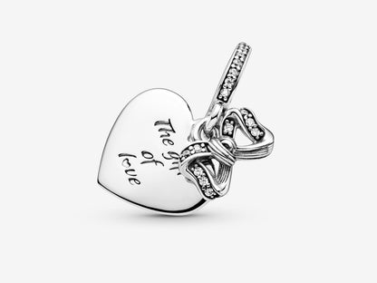 Bow and Heart Love Charm