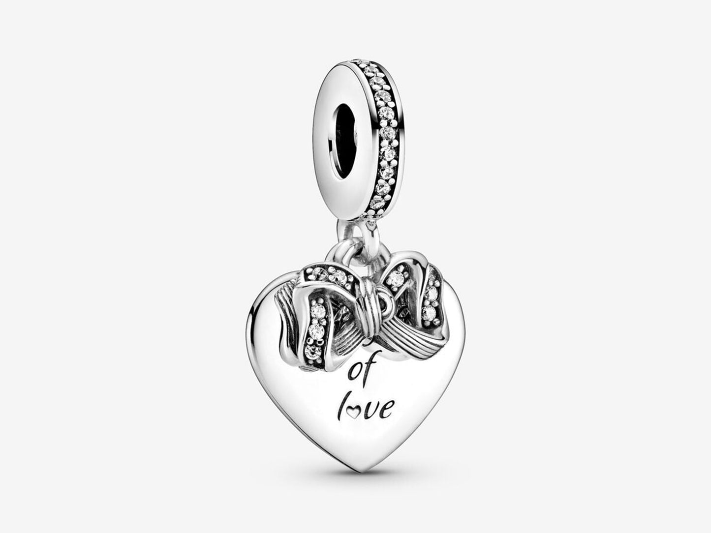 Bow and Heart Love Charm