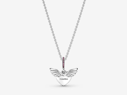 Angel Wings Heart Necklace
