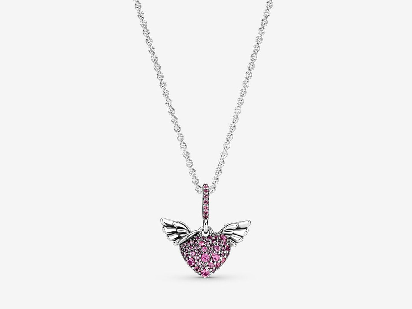 Angel Wings Heart Necklace