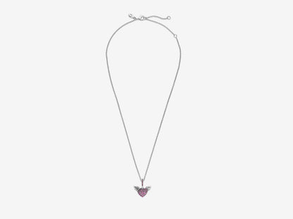 Angel Wings Heart Necklace