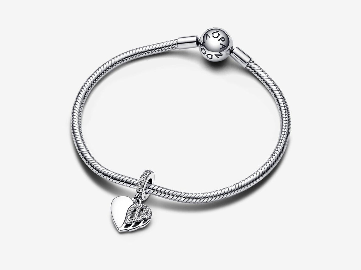 Heart & Angel Dangle Charm