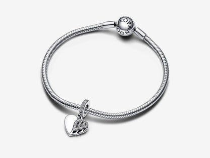 Heart & Angel Dangle Charm