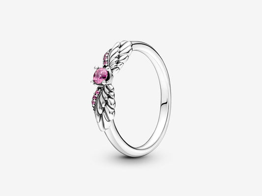 Angelic Wings Pink Ring