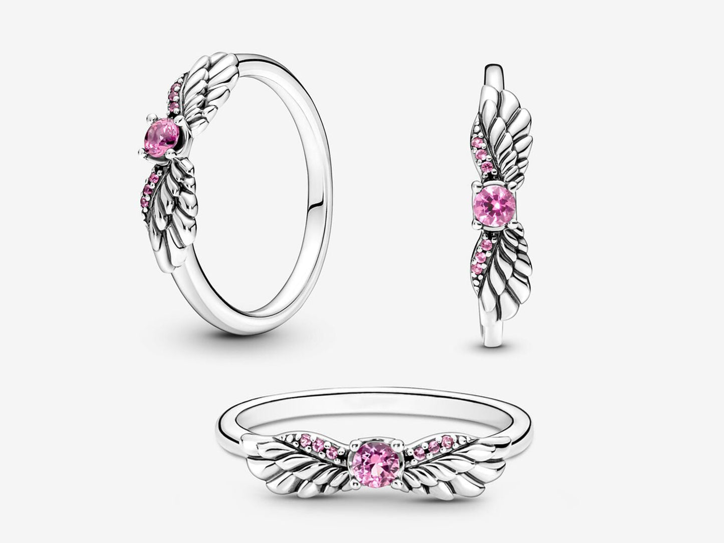 Angelic Wings Pink Ring