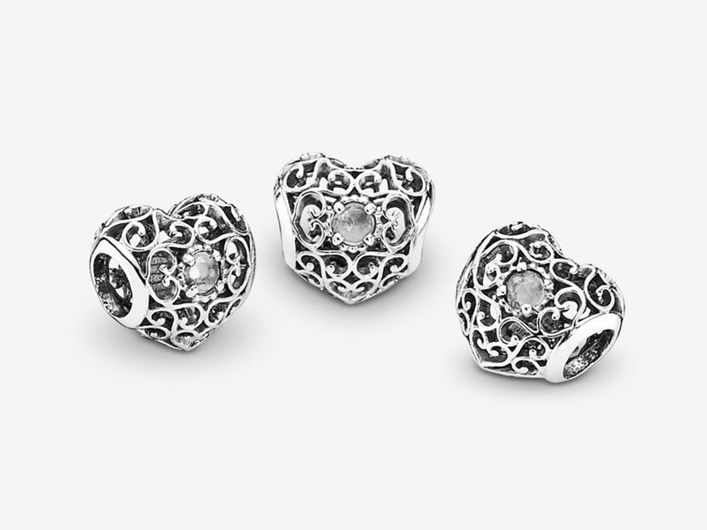April Crystal Charm