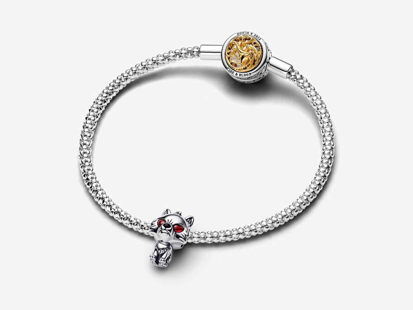 Game of Thrones Ghost Direwolf Charm
