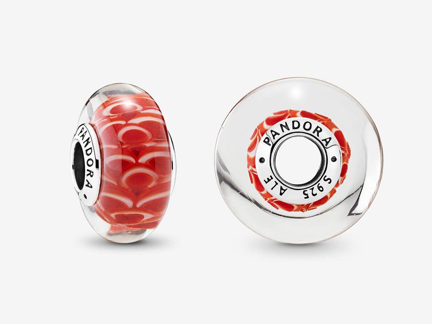 Asian Koi Glass Charm
