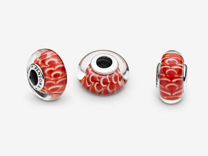 Asian Koi Glass Charm