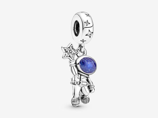 Astronaut Exploring the Galaxy Charm