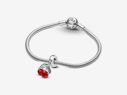 Asymmetrical Cherry Fruit Dangle Charm
